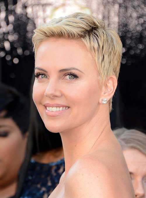 10 New Charlize Theron Pixie Haircuts | Pixie Cut - Haircut for 2019
